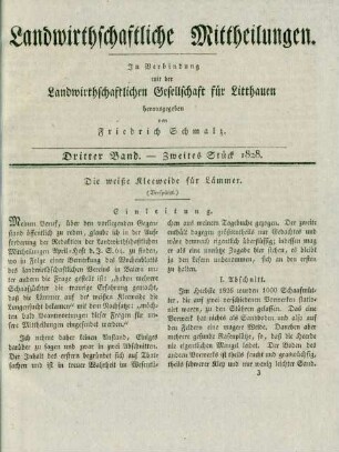 Dritter Band. - Zweites Stück 1828.