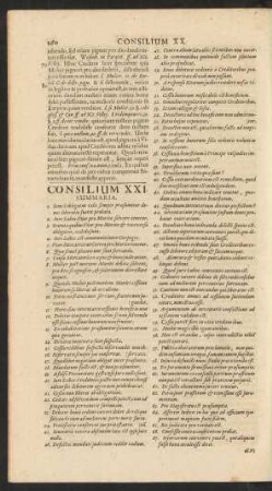 Consilium XXI. [-] Consilium XXV.