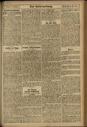 Dritte Ausgabe vom Sonntag, den 23. November 1924.