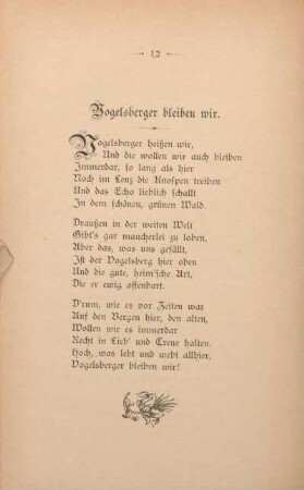 Vogelsberger bleiben wir.