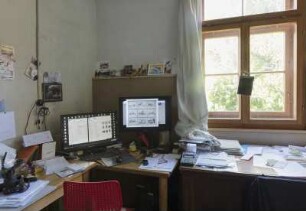 Arbeitsraum der sorbischen Malerin und Grafikerin Maja Nagel in Eula bei Nossen