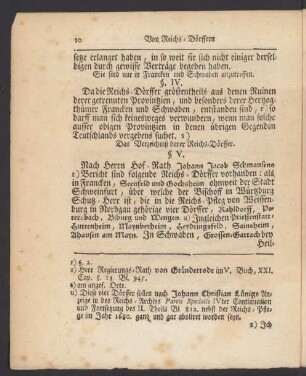 Sie sind nur in Francken und Schwaben anzutreffen. §. IV.