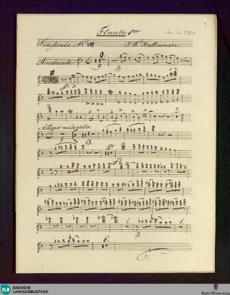 Symphonies - Don Mus.Ms. 975 : orch; F; StrK 132