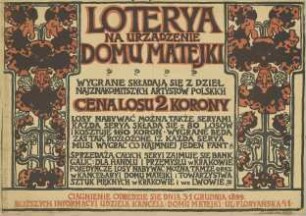Loterya na urzadzenie domu Matejki