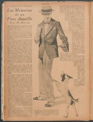 Las memorias de un perro amarillo : El cuento inglés