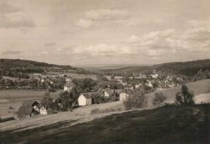 Bad Elster, Blick nach Norden von der oberen Agnesruh-Straße aus