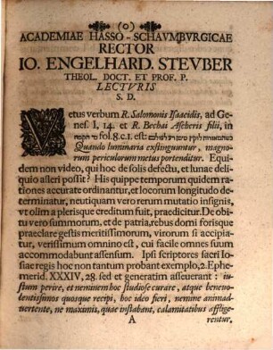 Funebris oratio, beatis manibus viri illustrissimi et excellentissimi domini Iohannis Friderici, S. R. I. equitis et liberi baronis de Stain
