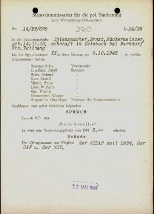 Spiessmacher, Ernst