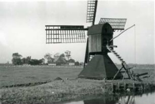 Wassermühle, Wilstermarsch, Norddeutsche Küste