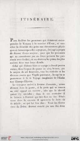 Itinéraire