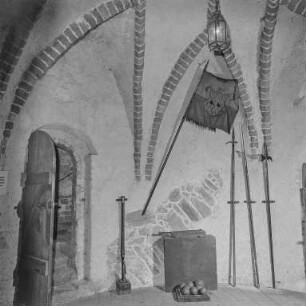Wasserkunst : Bautzen. Alte Wasserkunst. Turminneres mit Ausstellung zur Geschichte des Turmes