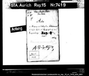 Die Anlage eines Weges von Folstenhausen zum Leegmoorweg