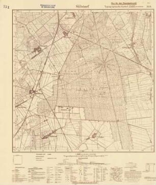 2434 Sülstorf, Topographische Karte 1:25000 (4cm - Karte)