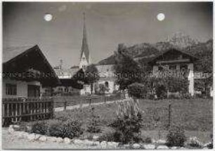 Bayrischzell, Blick auf den Ort