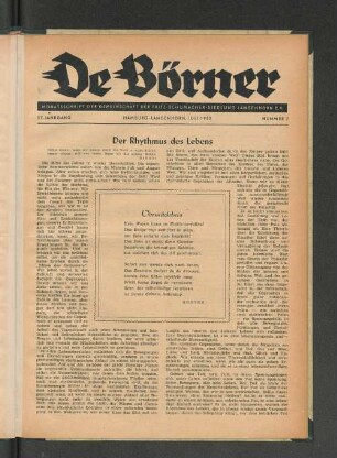 Gedicht: Vermächtnis