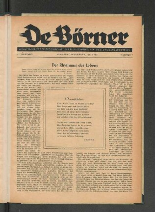 Gedicht: Vermächtnis