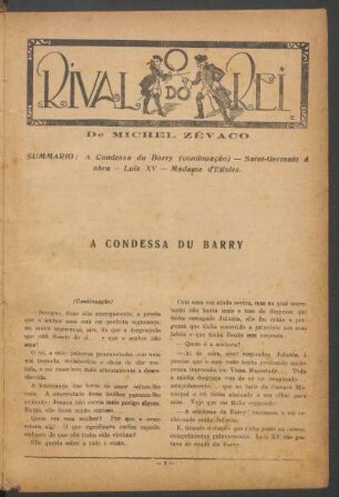 A condessa du Barry (Continuação)