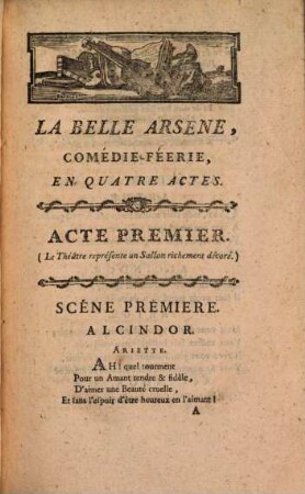 La belle Arsene
