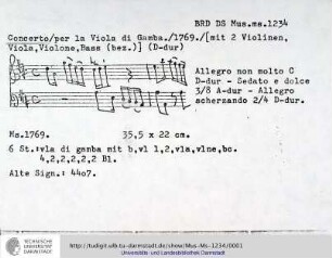 Konzert D-Dur