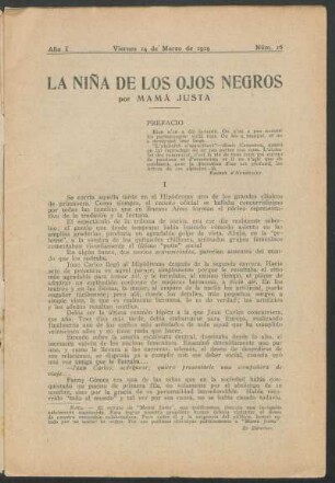1919001600: La niña de los ojos negros