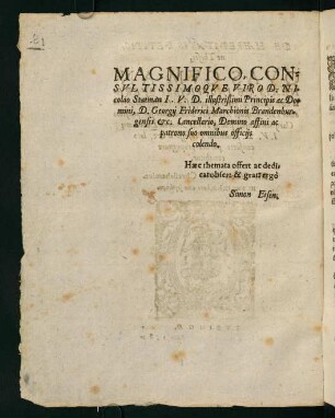 A1v-A4v, De haereditatis petitione theses