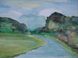 Elbe in der sächsischen Schweiz