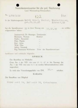 Lorch, Ernst