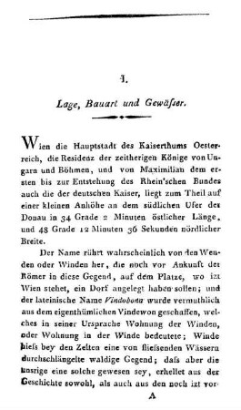 I. Lage, Bauart und Gewässer