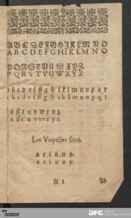 [ABC / Vokale / Silben]