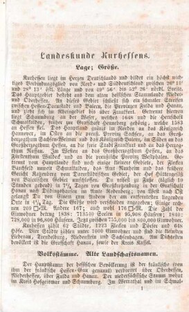 Lage; Größe.