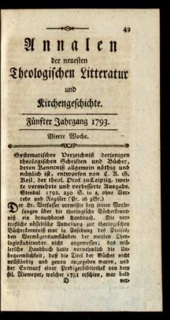 Vierte Woche