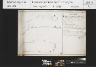 Friedlicher Vertrag Fundgrube am Goldberg bei St. Michaelis, Abteufen eines Tageschachtes