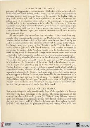 The art of the mosaic