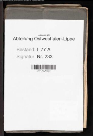 Gefängnis des Amtes Lage