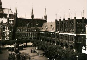 Lübeck. Rathaus am Markt