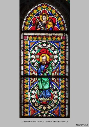 Fenster B-XIII-XV : Fenster XIII (rechts) : Heiliger Paulus