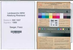 Entnazifizierung Franz Seeger , geb. 07.02.1900 (Gastwirt)