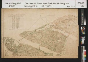 Hänichener Steinkohlenbauverein, Grubenbaue (4. Quadrant, Platte b) (mit Nachbringungen)