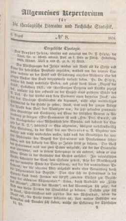 113-121 "Der Prophet Jesaja" von F. Hitzig