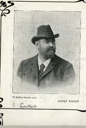 Hagen, Adolf (1851-1926)