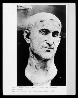 Kopf des Kaisers Konstantin