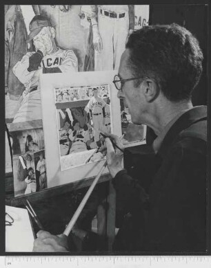 Porträtaufnahme Norman Rockwell