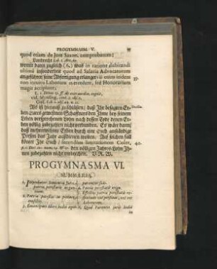 Progymnasma VI.