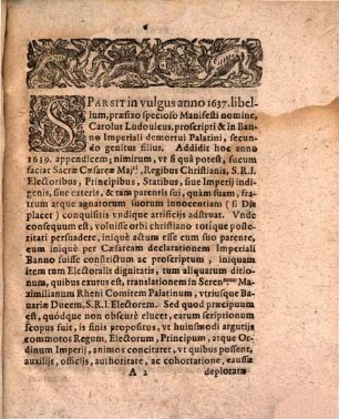 Antimanifestum: Hoc Est, Refutatio Solida Manifesti Palatini De Septemviratu Translato