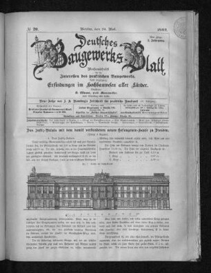 42. Jahrgang. No. 20.