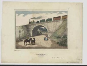 Unterbrückung bei Trachau, 1840 : 8 : Unterbrückung bei Trachau / HWEberhard del. et sc. - Leipzig : Zirges , [1840]. - 1 Ansicht : Stich