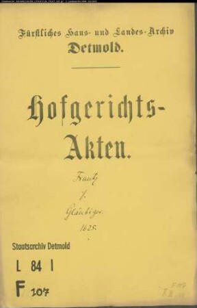 Frantz, Henrich gegen Kreditoren - Konkurs