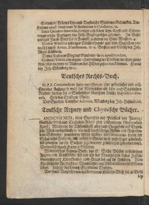 Teutsches Rechts-Buch.