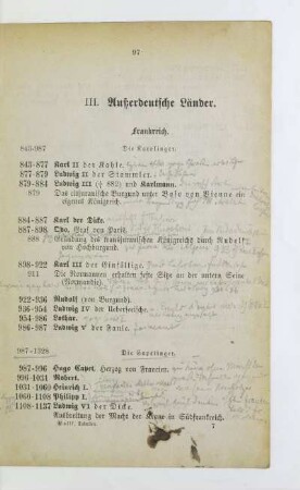 III. Außerdeutsche Länder