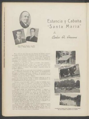 Estancia y Cabaña "Santa María" de Carlos A. Arocena